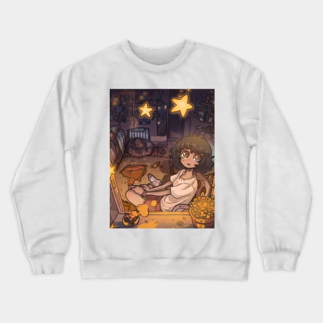 Falling Stars Crewneck Sweatshirt by carlesdalmau